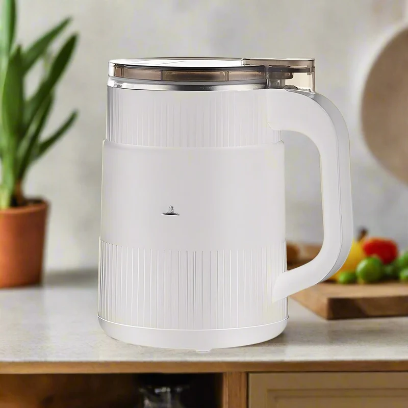 Elektrische Getreidemühle – Mühle für Körner, Samen, Gewürze & Kaffee (Blau / Weiß)