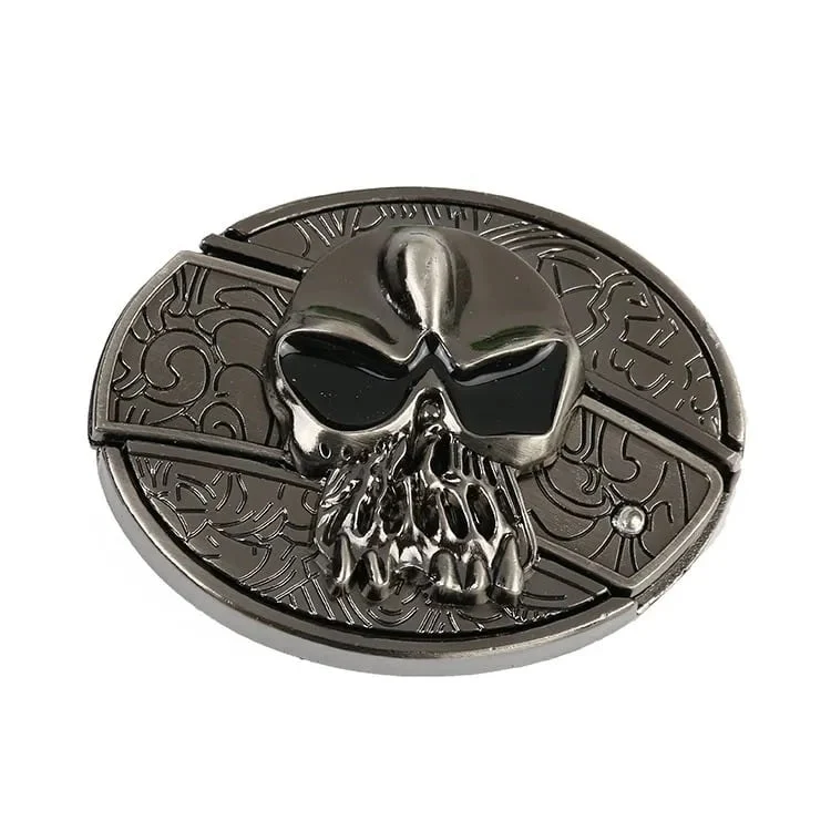 Herren Leder-Punkgürtel | Vintage-Metallschnallen Designs