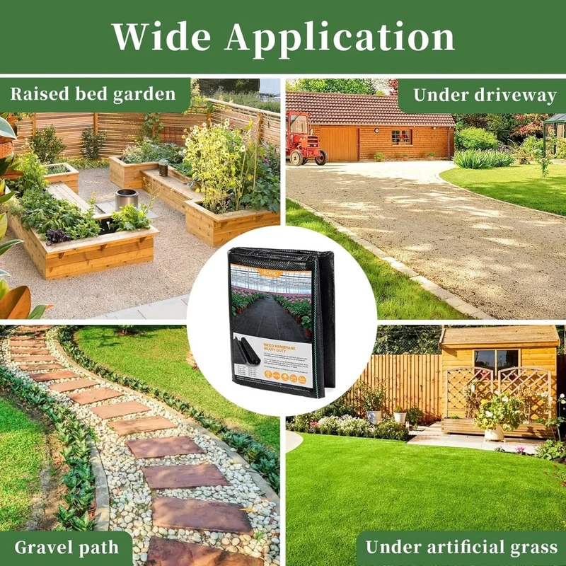 3x Unkrautvlies Gartenvlies 25m UV-stabilisiert Vlies Garten