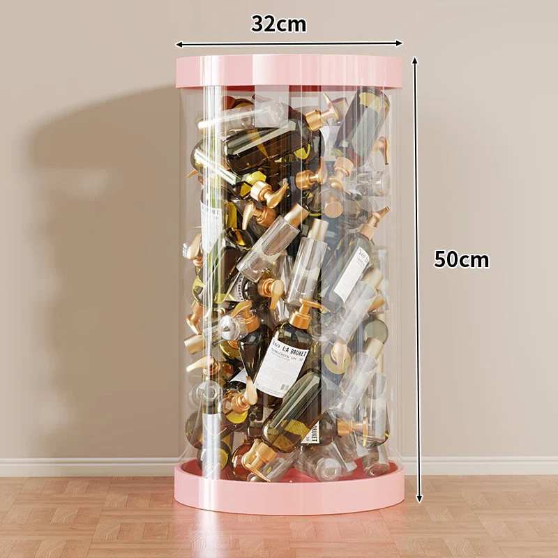 Hohe klare acryl vertikale Display-Zylinder für Mini-Parfüm- & Probeflaschen-Sammlung