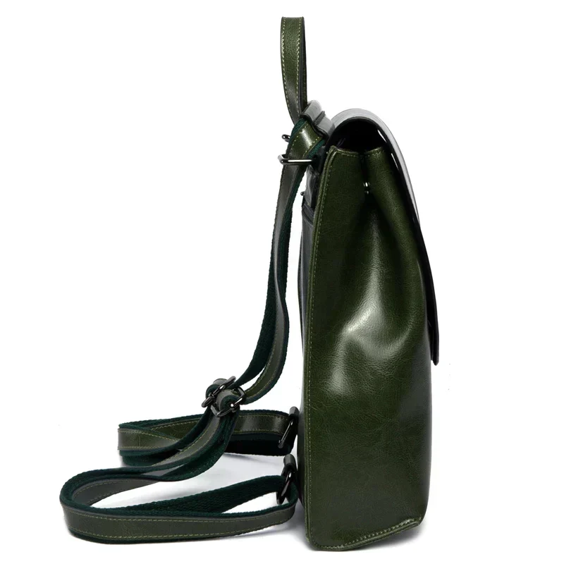 Rucksack Damen – Lederoptik, 30 × 25 × 12 cm, 4 Farben
