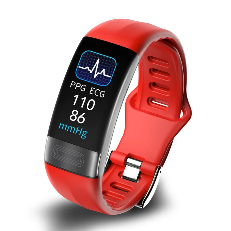Smartes Gesundheitsarmband | Blutdruck, EKG, SpO2, Schlaf | Mehrere Farben