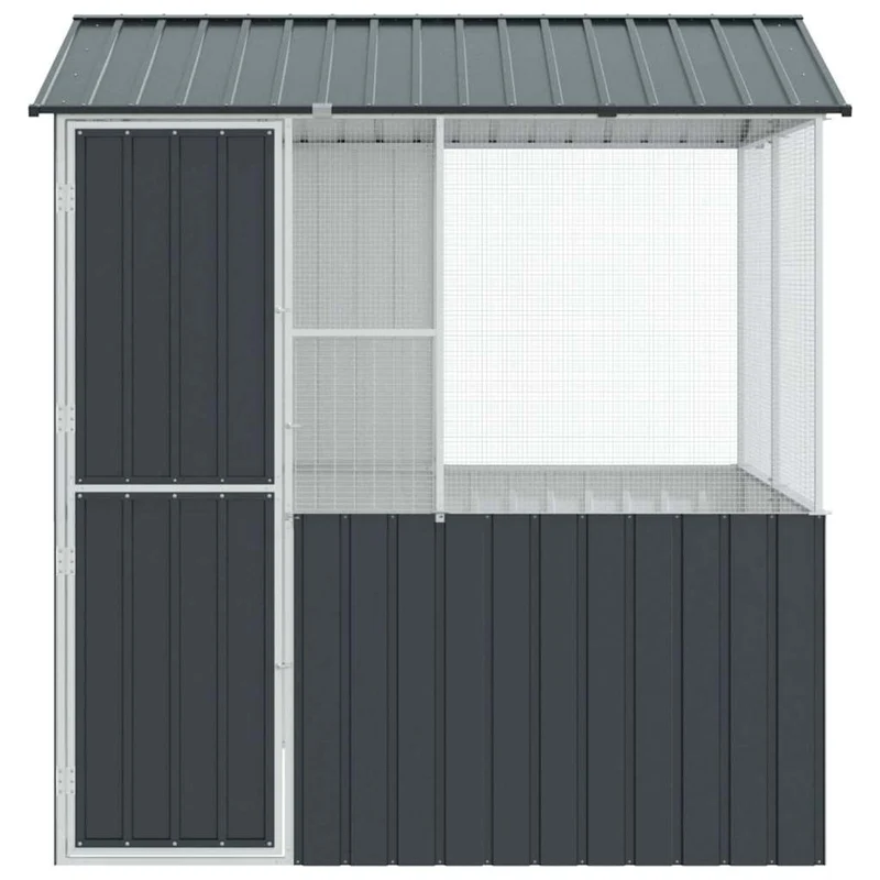 XXL Voliere Vogelkäfig 215x209x230cm Vogelhaus Außenvoliere