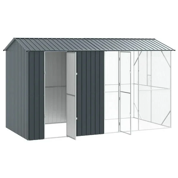 XXL Voliere Vogelkäfig 442x247cm Outdoor Vogelhaus Haustiere Garten