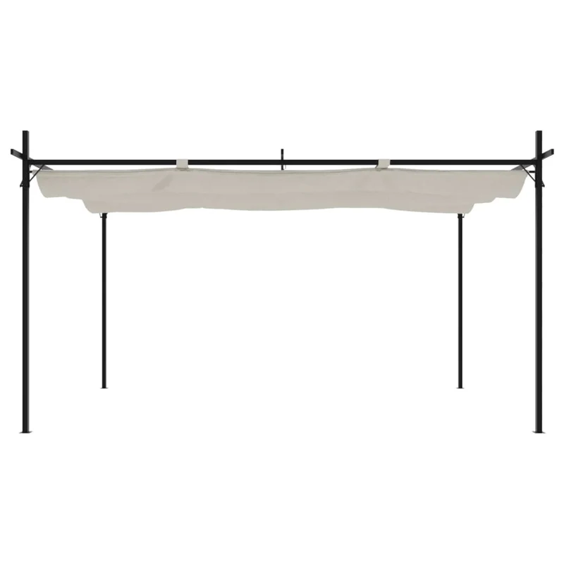 Pergola Schiebedach Pavillon 395x292x230cm Dach Gartenpavillon