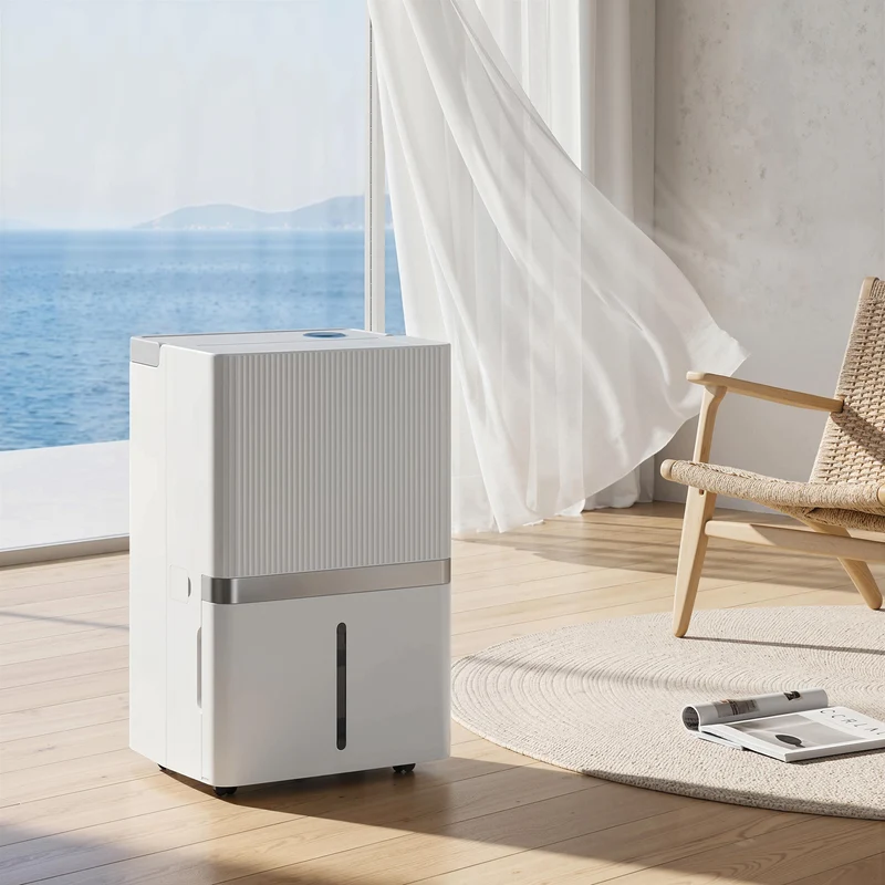 100 Pint Smart Dehumidifier for Basements, 5,200 sq ft, WiFi App & Voice Control
