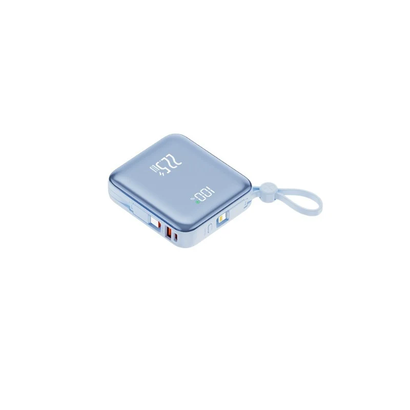 Tragbare kabellose Powerbank mit Smart Charging und LCD-Bildschirm Skanto