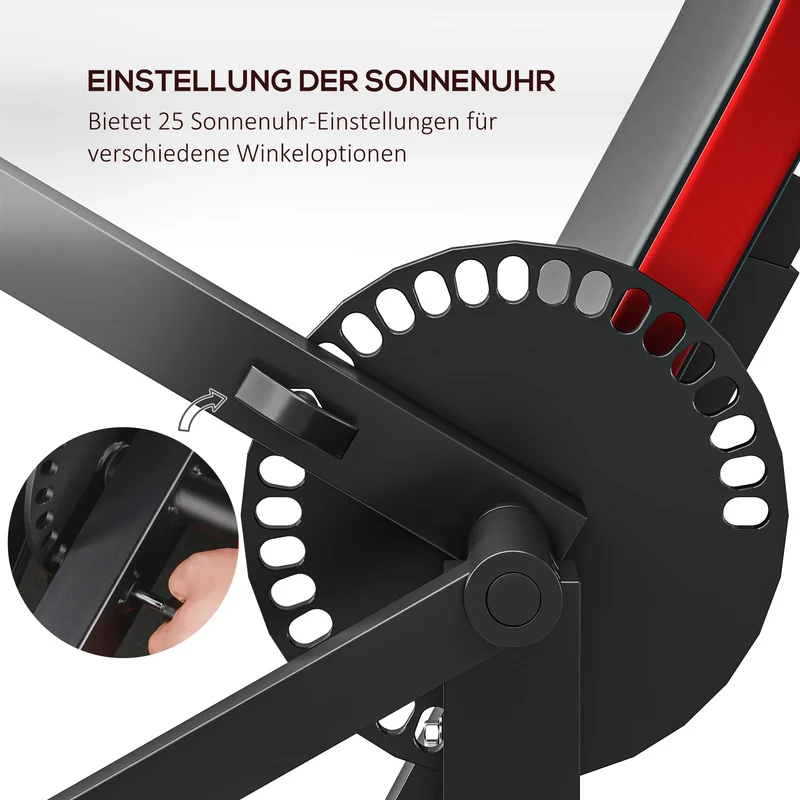 Bizeps Trizeps Curl Maschine Beinstrecker 5-fach Verstellbar Kunstleder
