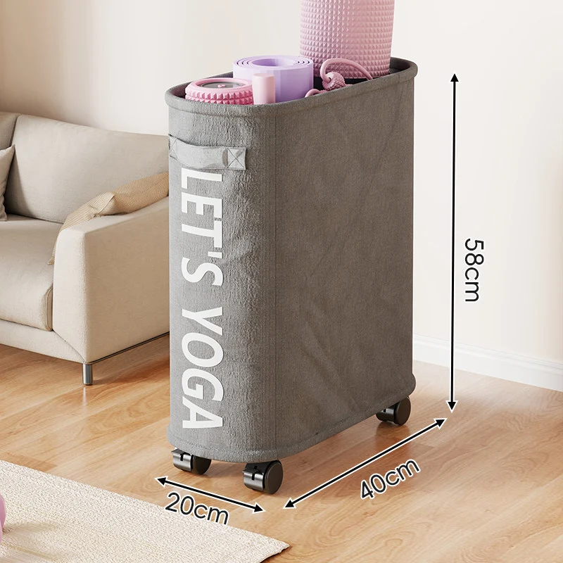 Rollender doppelt compartment Sportgeräte Aufbewahrung Wäschekorb Organizer