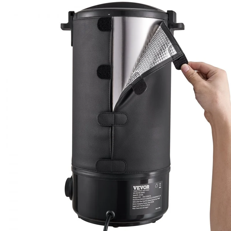 Wachsschmelzer 10L 1100W Elektrisch Kerzenherstellung Kerzengießtopf Set