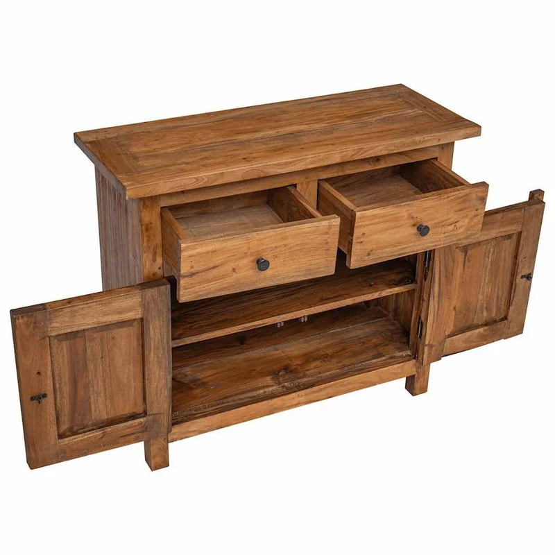 Antike Sideboard Handgefertigt 75x30x60cm Kommode Schubladen Möbel