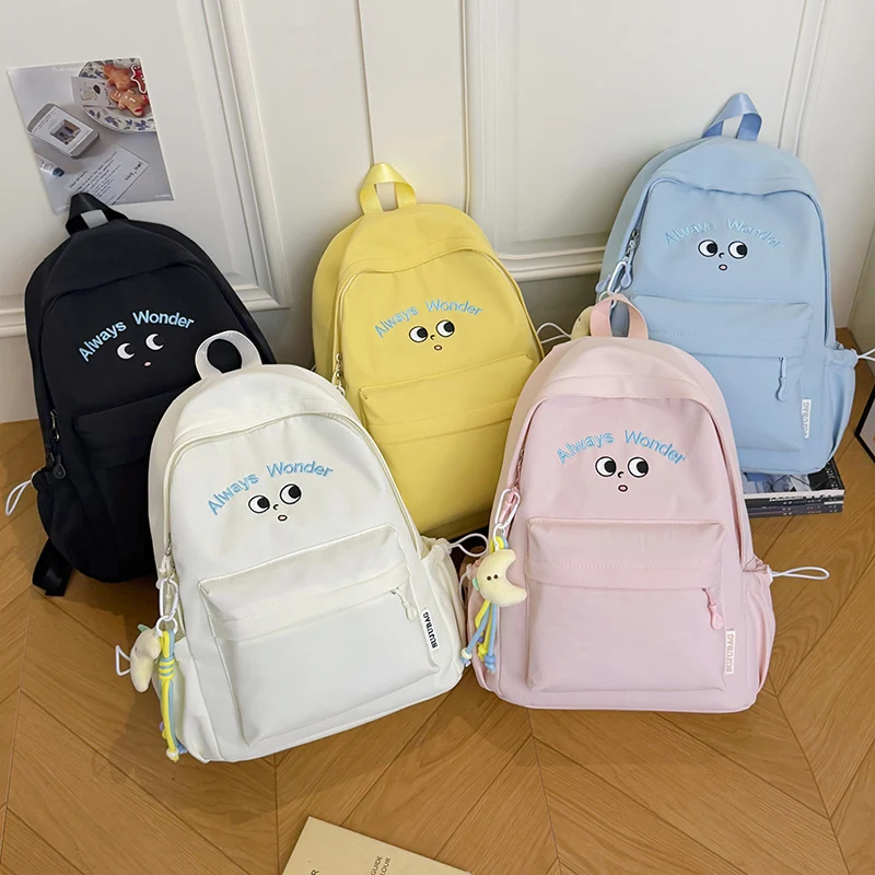 Verspielt Illustrierter Charakter Rucksack Karnz
