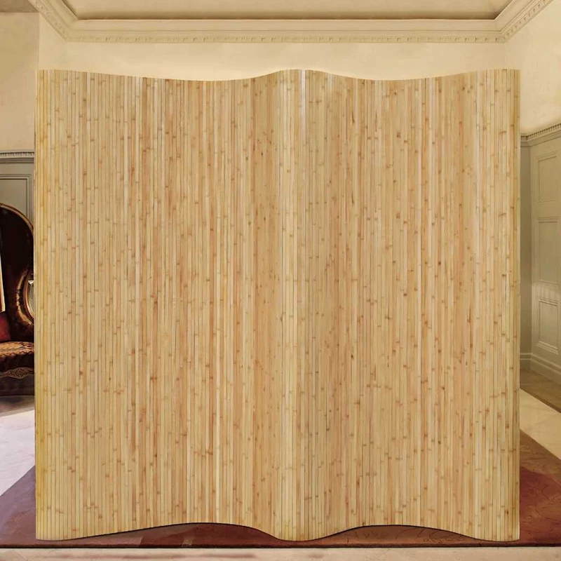 Paravent Raumteiler Trennwand 250x165cm Bambus Sichtschutz Spanische Wand