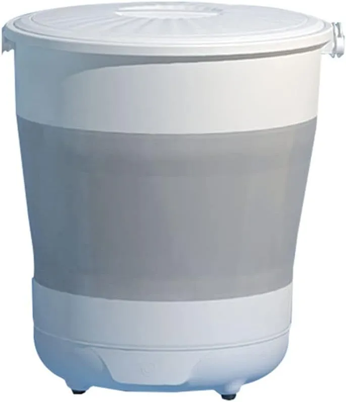 Waschmaschine, 5 L, tragbar, KANBUN 8, Mini tragbare Ultraschall-halbautomatische Schlafsaal-Reise-Unterwäsche-Wäsche-Klappwaschmaschine