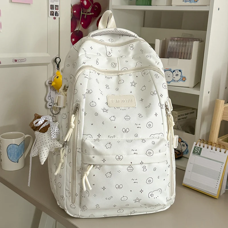 Verspielter Illustrierter Rucksack Karnz