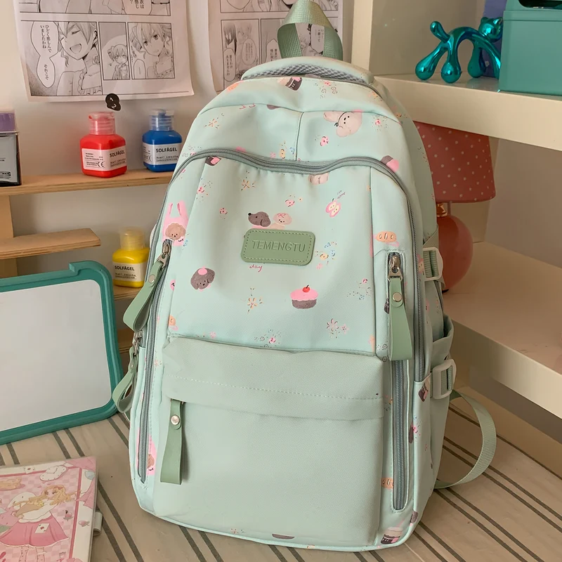 Verspielt Illustrierter Rucksack Karnz 1791205930
