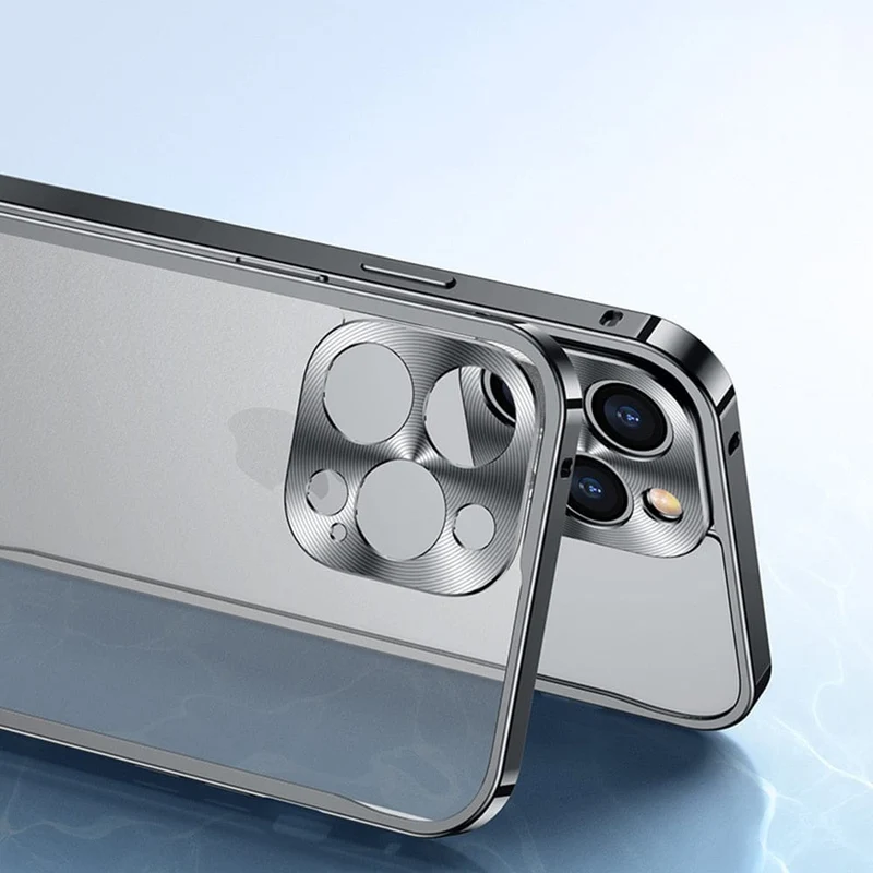 iPhone Aluminium-Hülle | CNC-gefräster Metallrahmen für Schutz | Mehrere Farben