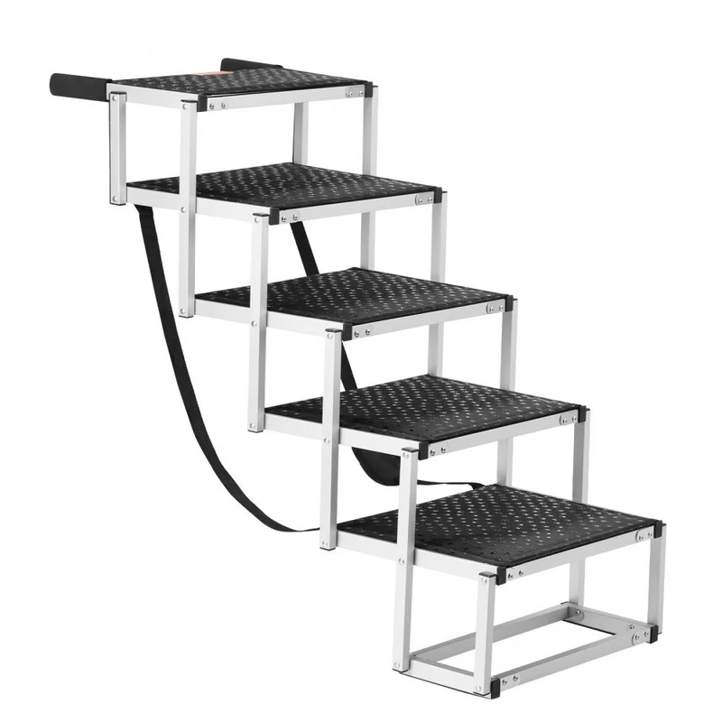 Hundetreppe Rampe Hunderampe Einstiegshilfe Hund 5-Stufen bis 68 kg