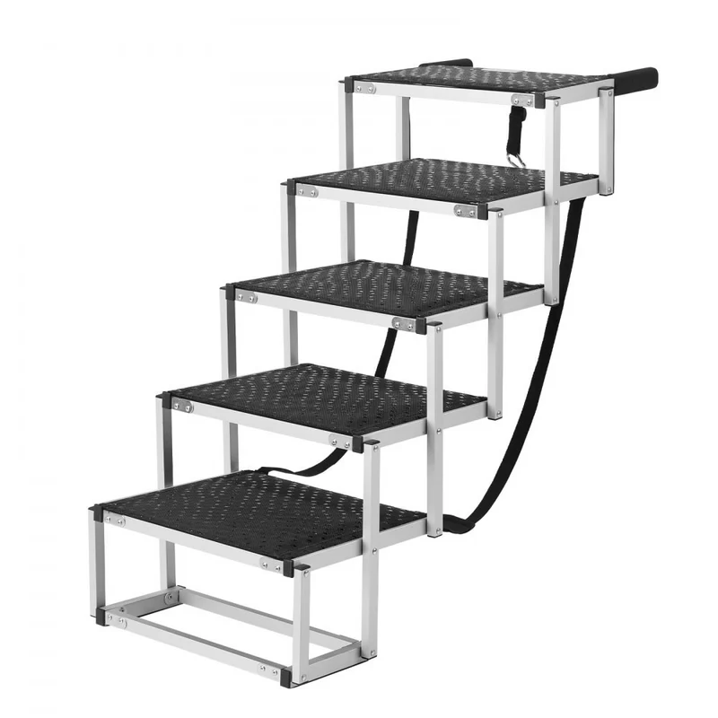 Hundetreppe Rampe Hunderampe Einstiegshilfe Hund 5-Stufen bis 68 kg