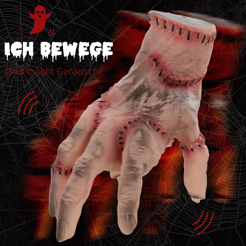 Halloween Horror-Hand Deko Beweglich Dekoration