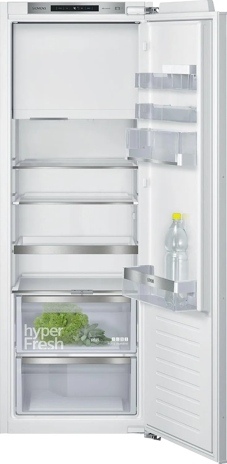 Siemens iQ500 KI72LADE0 Kühlschrank, 248 L, Einbau, LED-Beleuchtung, Gefrierfach, 174 kWh pro Jahr, hyperFresh Plus, superCooling, Flachscharnier