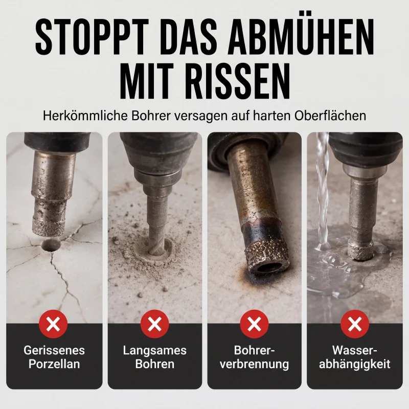 ⏳🔥 NUR FÜR KURZE ZEIT 50% RABATT! ⏰ 12-teiliges Trocken-Diamant-Lochsägen-Set für Fliesen (6-35 mm)