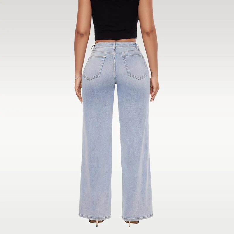 🔥Neues Modell, zeitlich begrenzter 49%-Rabatt🔥Lockere Jeans mit mittelhohem bis niedrigem Bund