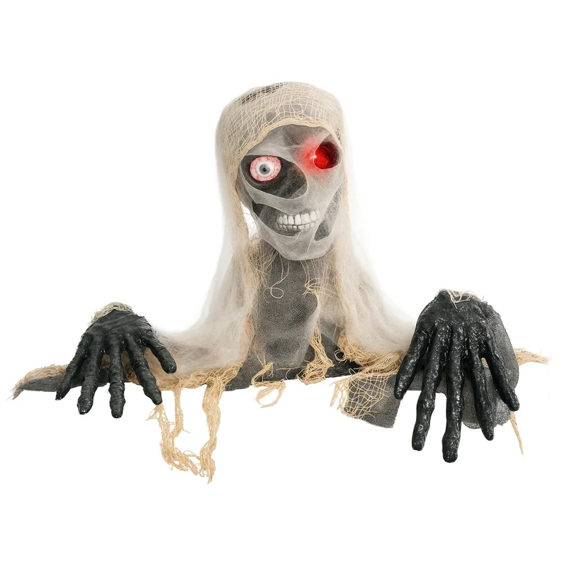 Halloween Dekoration Mumie 55x18x35cm Biegsame Arme
