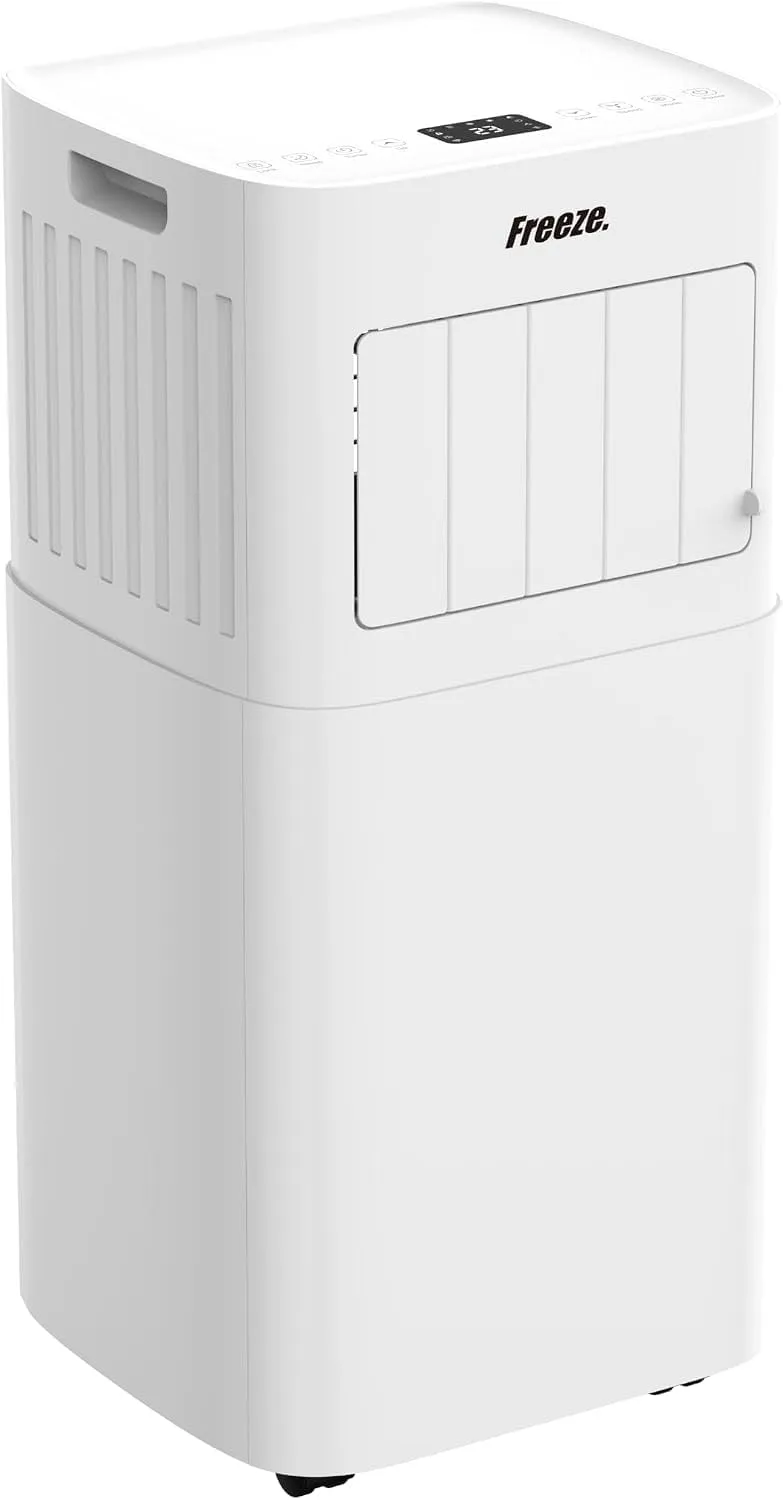 Klimaanlage, Freeze. 9000BTU, Timer, Kindersicherung, Weiß, verstellbarer Luftauslass, Monoblock-Klimagerät mit LED-Display & Fernbedienung