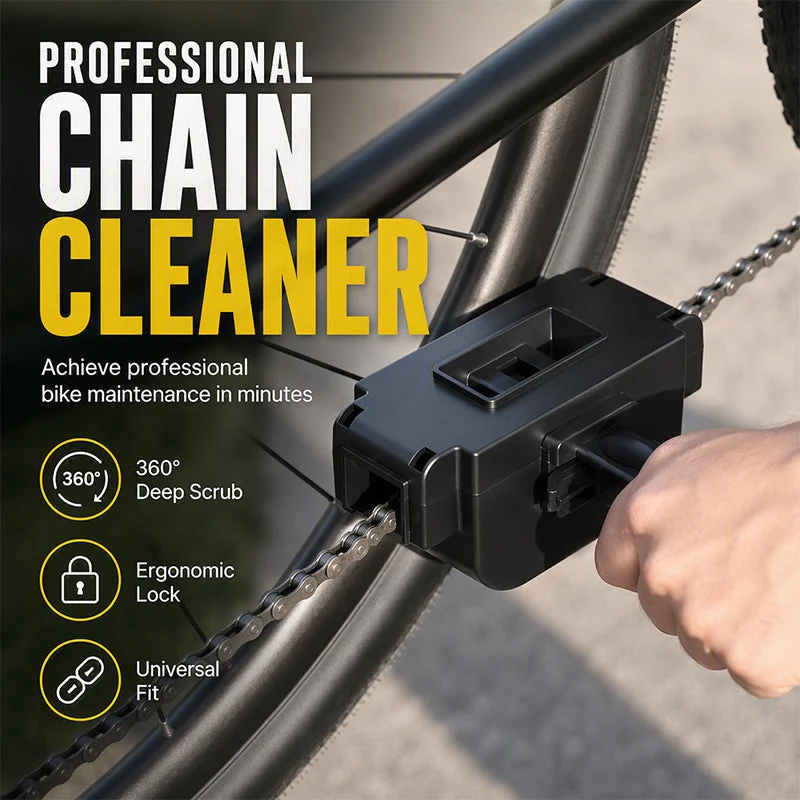 🚴 50% RABATT!🔥 Tiefenreinigung‑Kettenreiniger – 74 Bürsten, profi-sauber & schnell – Ideal für MTB, Rennrad & E-Bike 🔧