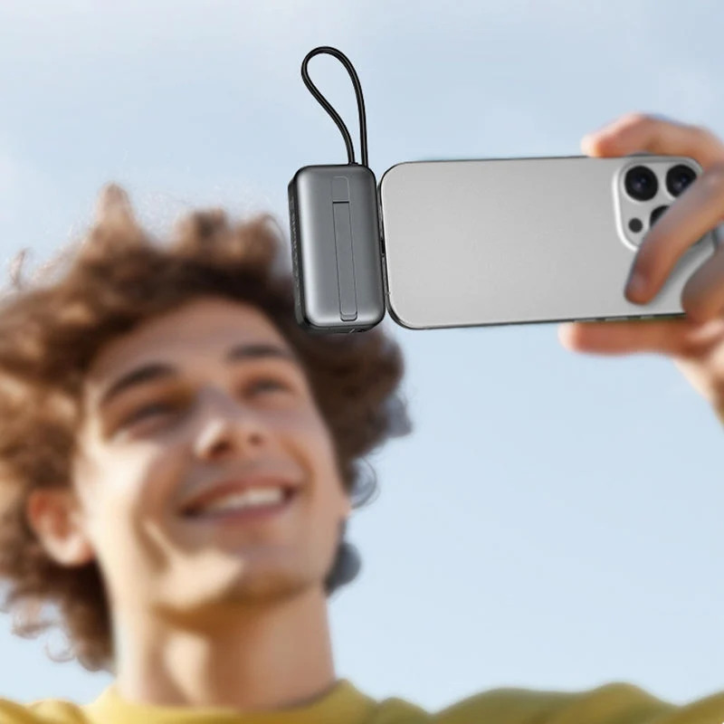 📢50 % RABATT⏰ 3‑in‑1 Magnetische Mini‑Powerbank 5000 mAh, kabelloses Laden für iPhone, Watch & Android