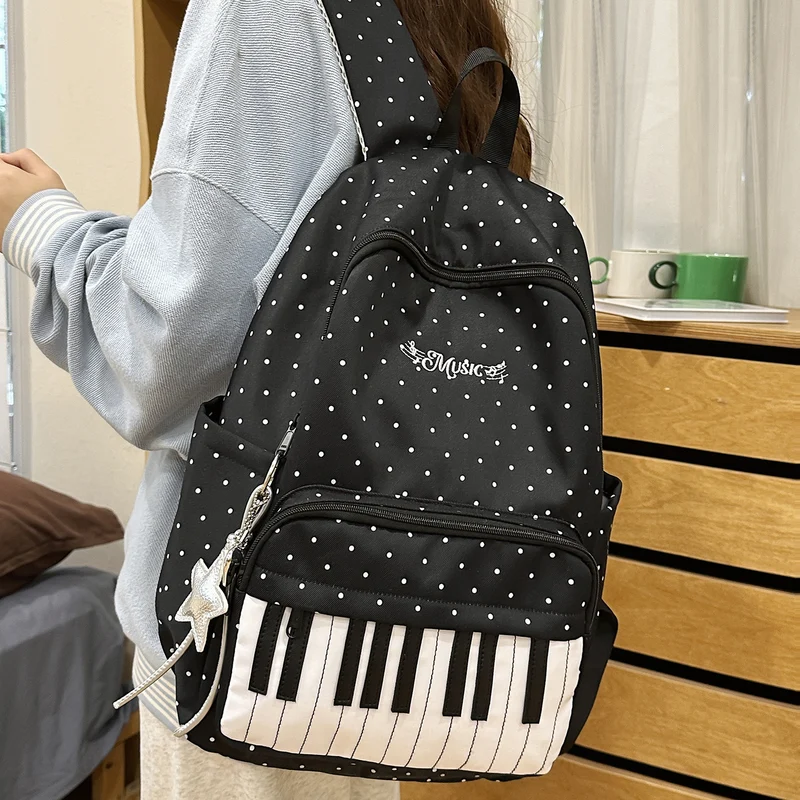 Musikalisch-Themen Klavier-Tastatur Rucksack Karnz
