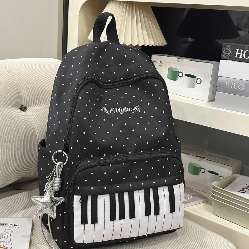 Musikalisch-Themen Klavier-Tastatur Rucksack Karnz