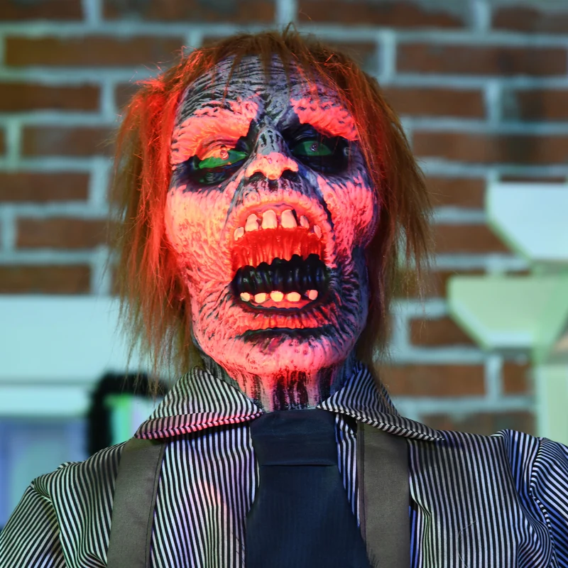 Halloween Animatronic Kettensägenmörder Motorsägensound Schaltautomatik Deko