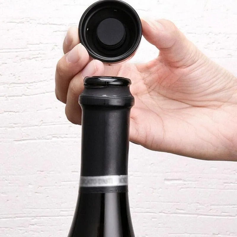 🍾 KAUFE 1, ERHALTE 1 GRATIS! 🥂 Silikon-Wein-, Bier- & Champagnerstopfen – Luftdicht, wiederverwendbar & vielseitig – Perfekt für länger frisch bleibende Getränke ✨