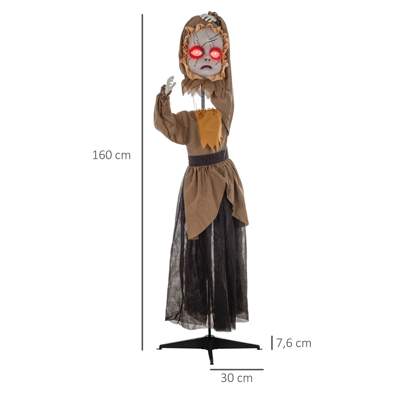 Halloween Animatronic Grusel Puppe Horrorpuppe Dekoration