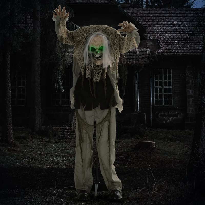 Halloween Animatronic Skelettgespenst 160cm Deko Skelett Geist