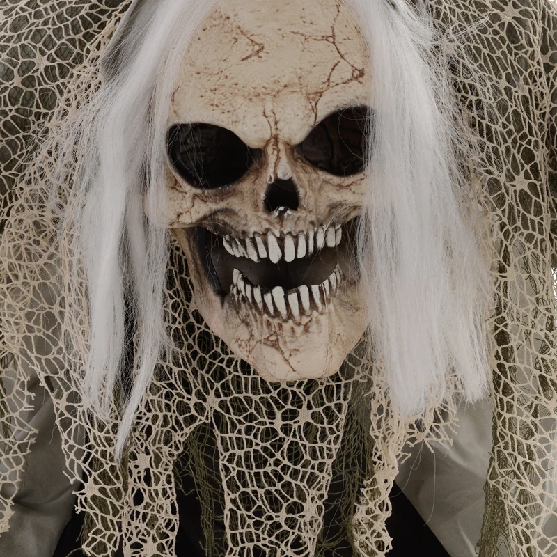 Halloween Animatronic Skelettgespenst 160cm Deko Skelett Geist