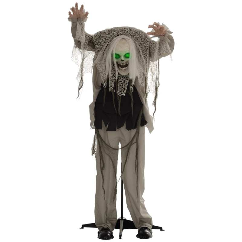 Halloween Animatronic Skelettgespenst 160cm Deko Skelett Geist