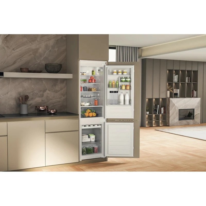 Whirlpool 6TH SENSE 268L Einbau Kühl-Gefrierkombination - Weiß | WHC18D041A1