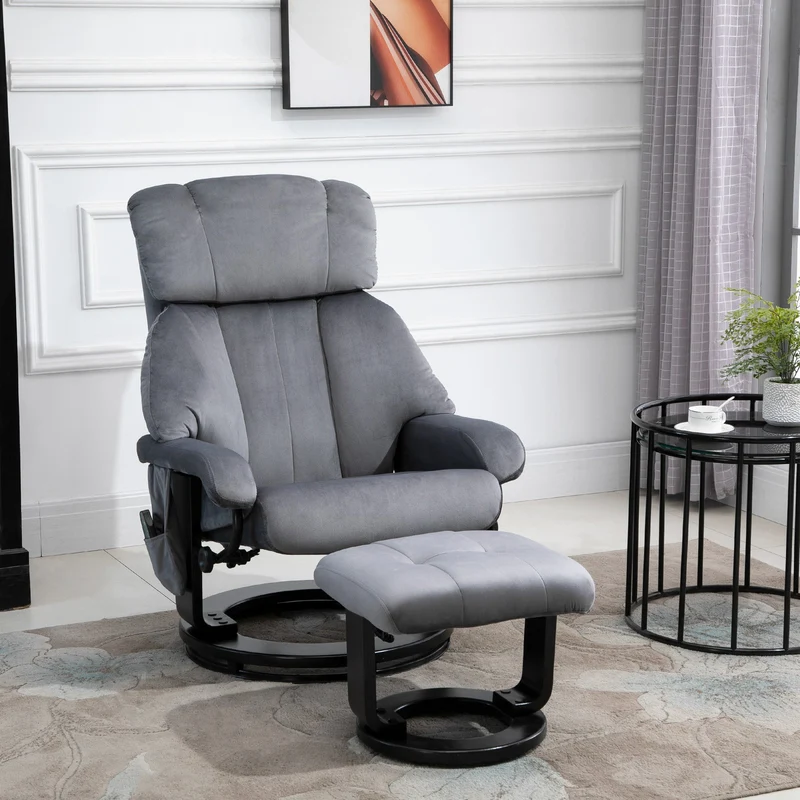Massagesessel Hocker Fernsehsessel Drehbar Relaxsessel Sessel