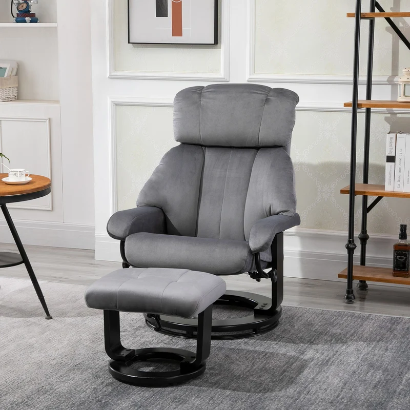 Massagesessel Hocker Fernsehsessel Drehbar Relaxsessel Sessel