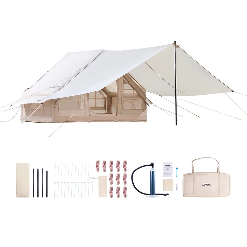 Aufblasbares Zelt Campingzelt 3x2x2m Handpumpe Camping