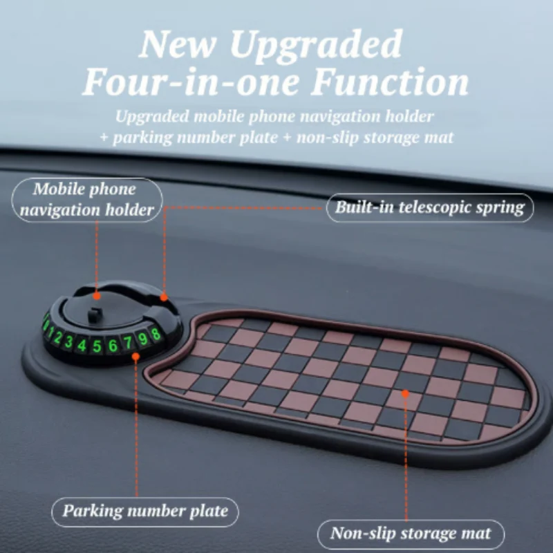 🚗 50 % Rabatt! Multifunktionale Auto-Matte – Handy, Parkscheibe & Ablage in einem! 🔥 Rutschfest, drehbar, immer griffbereit ⚡ Limitiertes Angebot ⏳