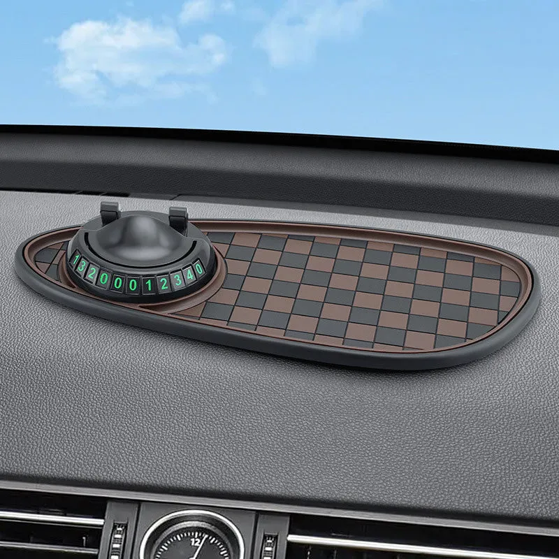 🚗 50 % Rabatt! Multifunktionale Auto-Matte – Handy, Parkscheibe & Ablage in einem! 🔥 Rutschfest, drehbar, immer griffbereit ⚡ Limitiertes Angebot ⏳