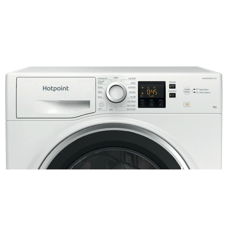 Hotpoint 9KG 1400RPM freistehend Waschmaschine - Weiß | HNR9W64WSIRE