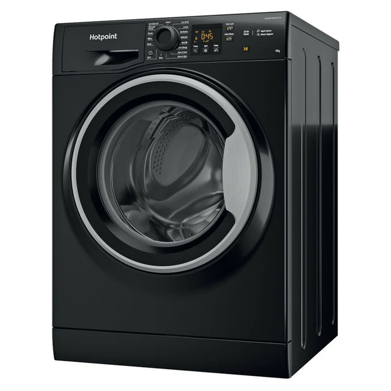 Hotpoint 9KG 1400RPM freistehend Waschmaschine - Schwarz | HNR9W64BSIRE