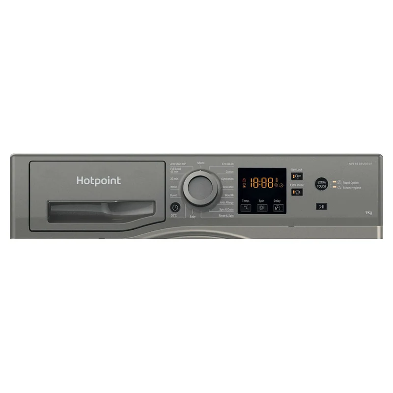 Hotpoint 9KG 1400RPM freistehend Waschmaschine - Graphit | HNR9W64GGIRE