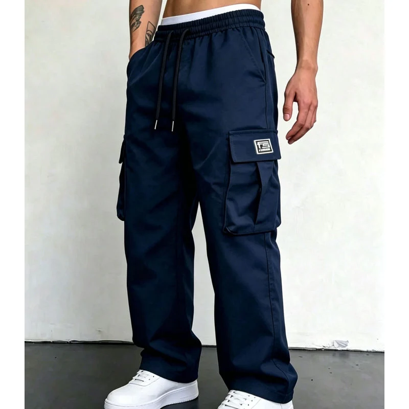 👖 50% RABATT! 🏕️ Herren Cargohose in lockerer Passform – Bequem, vielseitig & mit vielen Taschen – Ideal für Alltag, Outdoor & Freizeit ✨