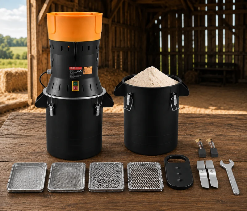 Elektrische Getreidemühle 25L 600W Gewürzmühle Pulverisiermaschine